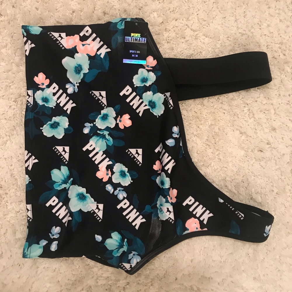 Victoria secret pink sports bra/ crop